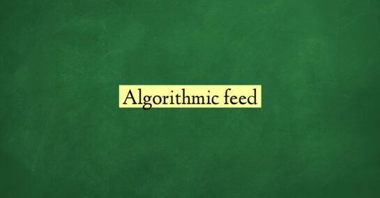 Algorithmic feed