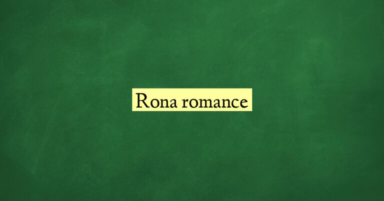Rona romance
