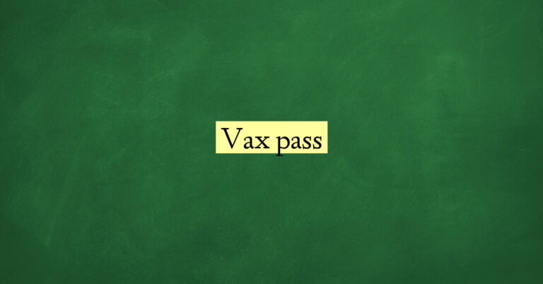 Vax pass